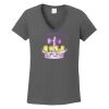 Ladies Heavy Cotton ™ 100% Cotton V Neck T Shirt Thumbnail