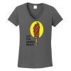 Ladies Heavy Cotton ™ 100% Cotton V Neck T Shirt Thumbnail