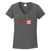 Ladies Heavy Cotton ™ 100% Cotton V Neck T Shirt Thumbnail
