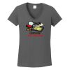 Ladies Heavy Cotton ™ 100% Cotton V Neck T Shirt Thumbnail