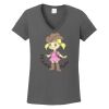 Ladies Heavy Cotton ™ 100% Cotton V Neck T Shirt Thumbnail