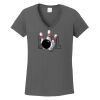 Ladies Heavy Cotton ™ 100% Cotton V Neck T Shirt Thumbnail