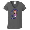 Ladies Heavy Cotton ™ 100% Cotton V Neck T Shirt Thumbnail