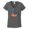 Ladies Heavy Cotton ™ 100% Cotton V Neck T Shirt Thumbnail