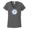 Ladies Heavy Cotton ™ 100% Cotton V Neck T Shirt Thumbnail