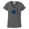Ladies Heavy Cotton ™ 100% Cotton V Neck T Shirt Thumbnail