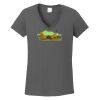 Ladies Heavy Cotton ™ 100% Cotton V Neck T Shirt Thumbnail