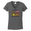 Ladies Heavy Cotton ™ 100% Cotton V Neck T Shirt Thumbnail
