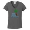 Ladies Heavy Cotton ™ 100% Cotton V Neck T Shirt Thumbnail