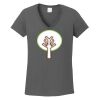 Ladies Heavy Cotton ™ 100% Cotton V Neck T Shirt Thumbnail