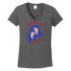 Ladies Heavy Cotton ™ 100% Cotton V Neck T Shirt Thumbnail