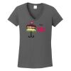 Ladies Heavy Cotton ™ 100% Cotton V Neck T Shirt Thumbnail