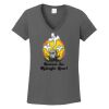 Ladies Heavy Cotton ™ 100% Cotton V Neck T Shirt Thumbnail