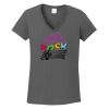 Ladies Heavy Cotton ™ 100% Cotton V Neck T Shirt Thumbnail