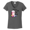 Ladies Heavy Cotton ™ 100% Cotton V Neck T Shirt Thumbnail