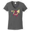 Ladies Heavy Cotton ™ 100% Cotton V Neck T Shirt Thumbnail
