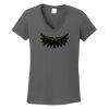 Ladies Heavy Cotton ™ 100% Cotton V Neck T Shirt Thumbnail