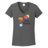 Ladies Heavy Cotton ™ 100% Cotton V Neck T Shirt Thumbnail