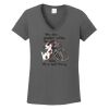 Ladies Heavy Cotton ™ 100% Cotton V Neck T Shirt Thumbnail