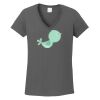 Ladies Heavy Cotton ™ 100% Cotton V Neck T Shirt Thumbnail