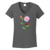 Ladies Heavy Cotton ™ 100% Cotton V Neck T Shirt Thumbnail