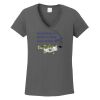 Ladies Heavy Cotton ™ 100% Cotton V Neck T Shirt Thumbnail