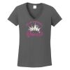 Ladies Heavy Cotton ™ 100% Cotton V Neck T Shirt Thumbnail