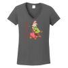 Ladies Heavy Cotton ™ 100% Cotton V Neck T Shirt Thumbnail