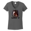 Ladies Heavy Cotton ™ 100% Cotton V Neck T Shirt Thumbnail