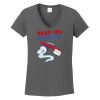 Ladies Heavy Cotton ™ 100% Cotton V Neck T Shirt Thumbnail