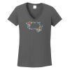Ladies Heavy Cotton ™ 100% Cotton V Neck T Shirt Thumbnail