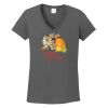 Ladies Heavy Cotton ™ 100% Cotton V Neck T Shirt Thumbnail