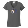 Ladies Heavy Cotton ™ 100% Cotton V Neck T Shirt Thumbnail