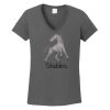 Ladies Heavy Cotton ™ 100% Cotton V Neck T Shirt Thumbnail