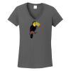 Ladies Heavy Cotton ™ 100% Cotton V Neck T Shirt Thumbnail