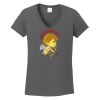 Ladies Heavy Cotton ™ 100% Cotton V Neck T Shirt Thumbnail