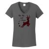 Ladies Heavy Cotton ™ 100% Cotton V Neck T Shirt Thumbnail