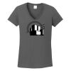 Ladies Heavy Cotton ™ 100% Cotton V Neck T Shirt Thumbnail