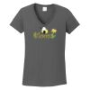 Ladies Heavy Cotton ™ 100% Cotton V Neck T Shirt Thumbnail