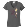 Ladies Heavy Cotton ™ 100% Cotton V Neck T Shirt Thumbnail