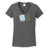 Ladies Heavy Cotton ™ 100% Cotton V Neck T Shirt Thumbnail