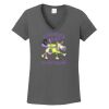 Ladies Heavy Cotton ™ 100% Cotton V Neck T Shirt Thumbnail