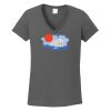 Ladies Heavy Cotton ™ 100% Cotton V Neck T Shirt Thumbnail