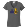 Ladies Heavy Cotton ™ 100% Cotton V Neck T Shirt Thumbnail