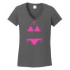 Ladies Heavy Cotton ™ 100% Cotton V Neck T Shirt Thumbnail