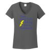 Ladies Heavy Cotton ™ 100% Cotton V Neck T Shirt Thumbnail