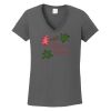 Ladies Heavy Cotton ™ 100% Cotton V Neck T Shirt Thumbnail