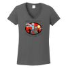 Ladies Heavy Cotton ™ 100% Cotton V Neck T Shirt Thumbnail