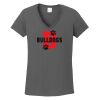 Ladies Heavy Cotton ™ 100% Cotton V Neck T Shirt Thumbnail