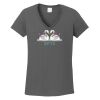 Ladies Heavy Cotton ™ 100% Cotton V Neck T Shirt Thumbnail